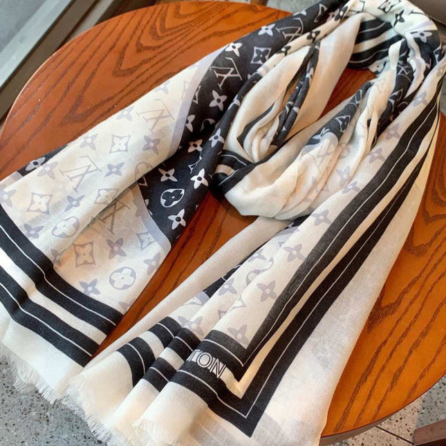 LV SCARF 200 CM IN CASHMERE 732076