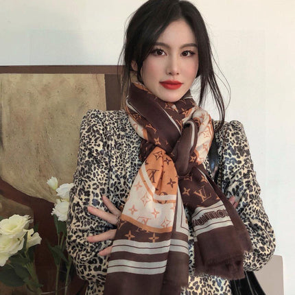 LV SCARF 200 CM IN CASHMERE 732077