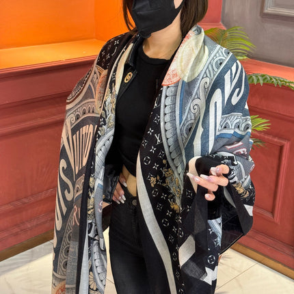 LV SCARF 200 CM IN CASHMERE 738531