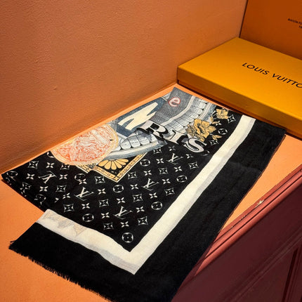 LV SCARF 200 CM IN CASHMERE 738531