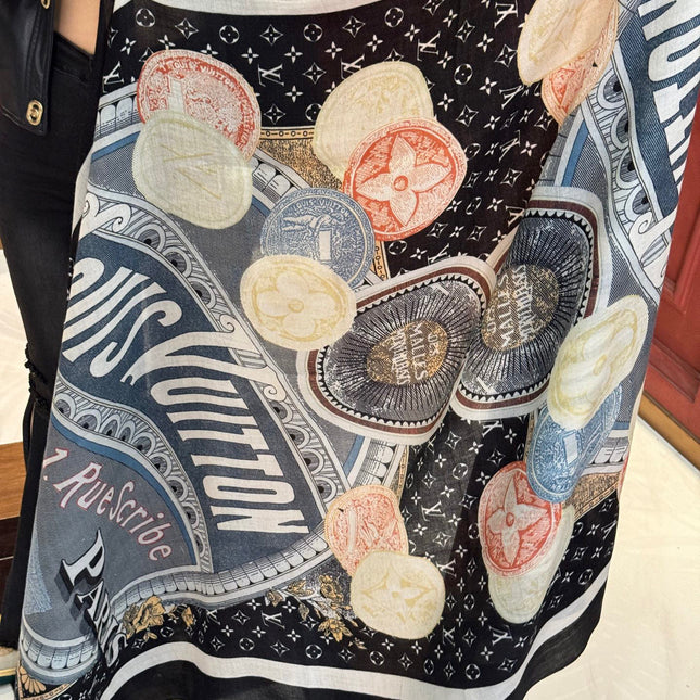 LV SCARF 200 CM IN CASHMERE 738531