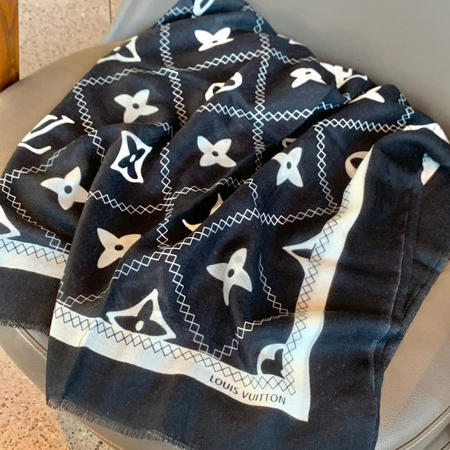 LV SCARF 200 CM IN CASHMERE 738534
