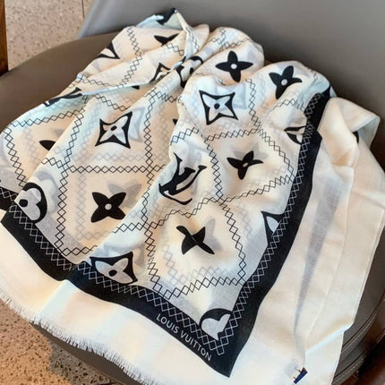 LV SCARF 200 CM IN CASHMERE 738535
