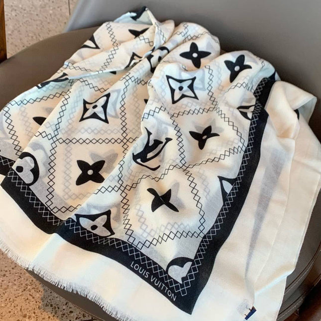 LV SCARF 200 CM IN CASHMERE 738535