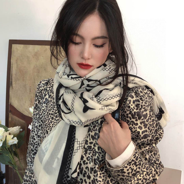 LV SCARF 200 CM IN CASHMERE 738535