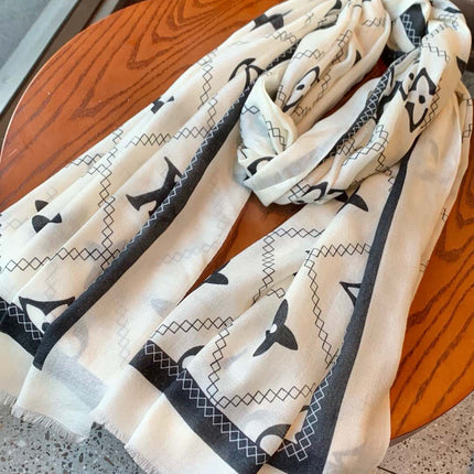 LV SCARF 200 CM IN CASHMERE 738535