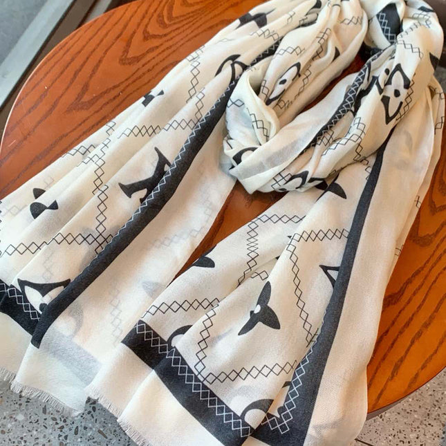 LV SCARF 200 CM IN CASHMERE 738535