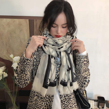LV SCARF 200 CM IN CASHMERE 738535