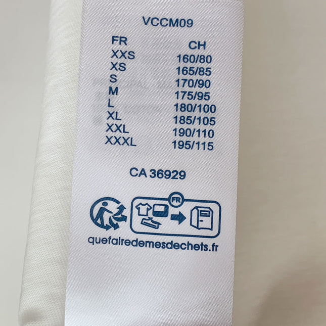 LV T-SHIRT COLORFUL LOGO IN WHITE COTTON 238876