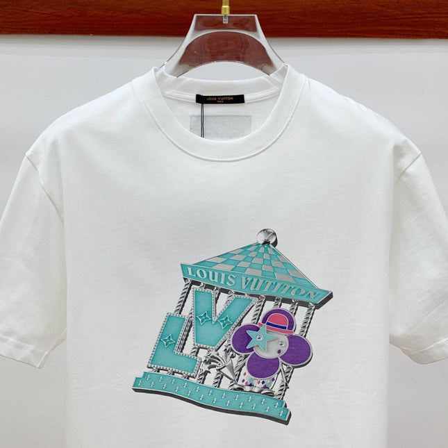 LV WHITE PURE COTTON T-SHIRT 238882