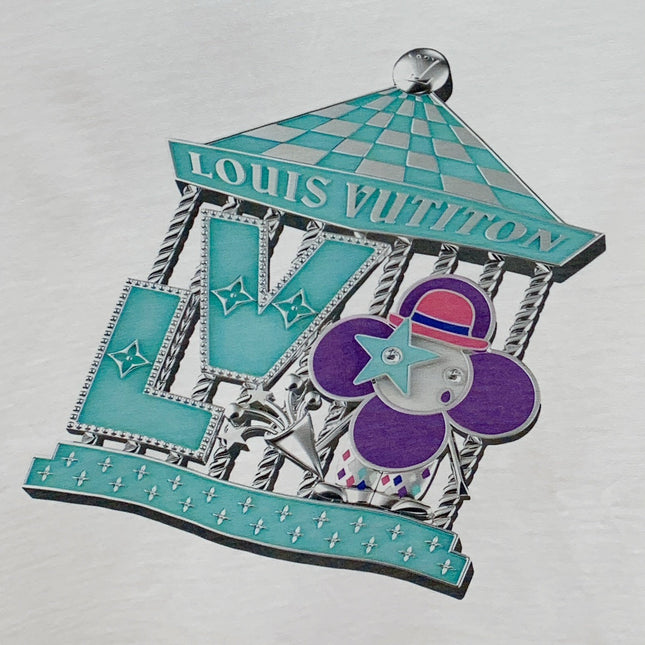 LV WHITE PURE COTTON T-SHIRT 238882