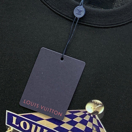 LV BLACK PURE COTTON T-SHIRT 238883