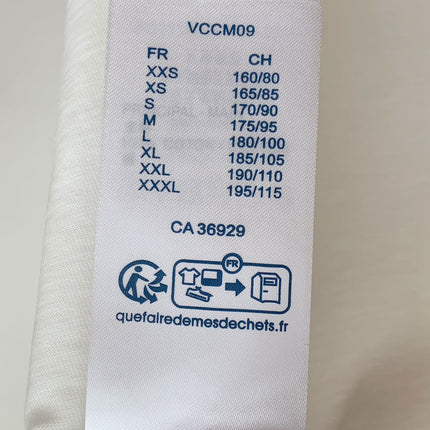 LV T-SHIRT IN WHITE PURE COTTON CLASSIC LOGO PATTERN 238880