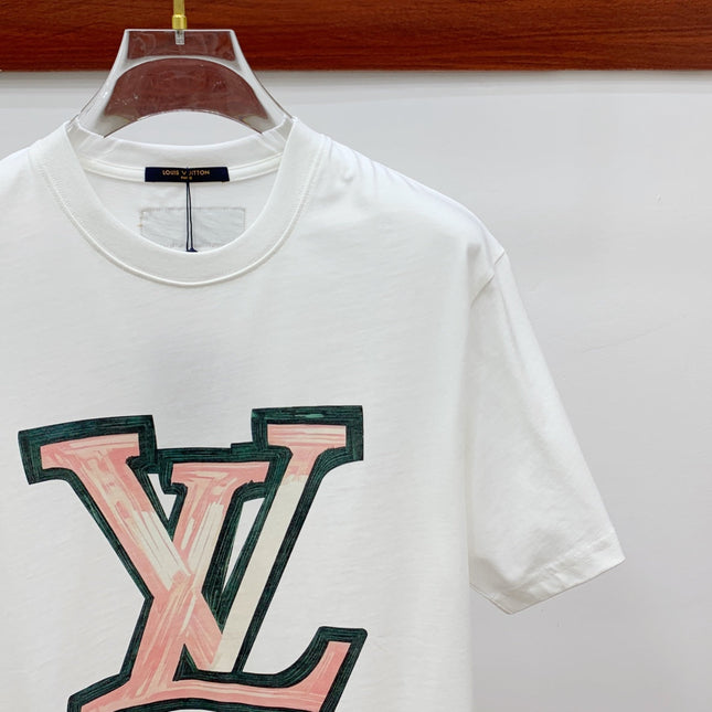 LV T-SHIRT IN WHITE PURE COTTON 238886