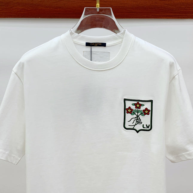 LV WHITE COTTON T-SHIRT 238892