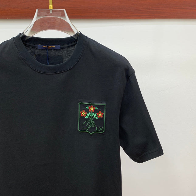 LV BLACK COTTON T-SHIRT 238893