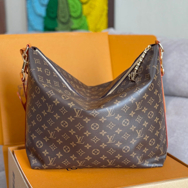 LV 25S METIS BAG 48 IN BROWN MONOGRAM CANVAS GOLD HARDWARE