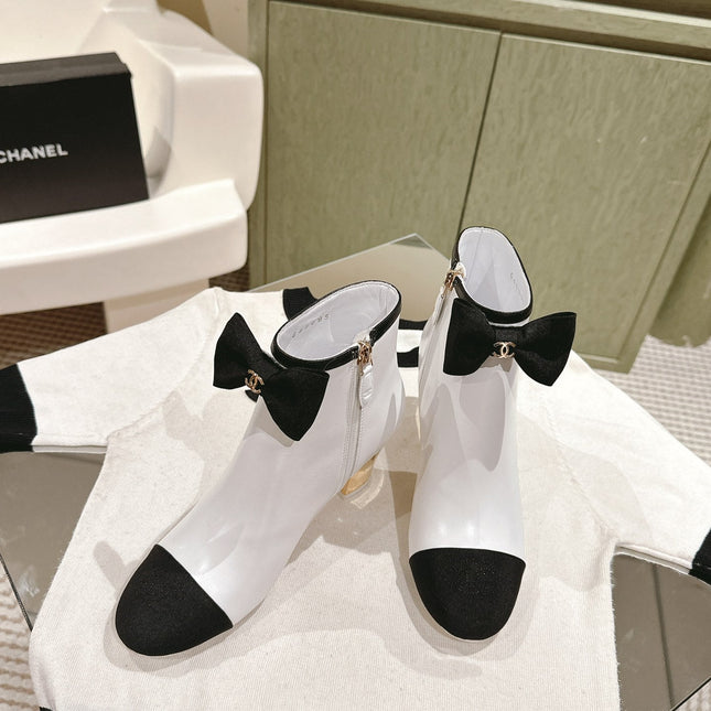 CC SHORT BOOST WHITE PURE LAMBSKIN