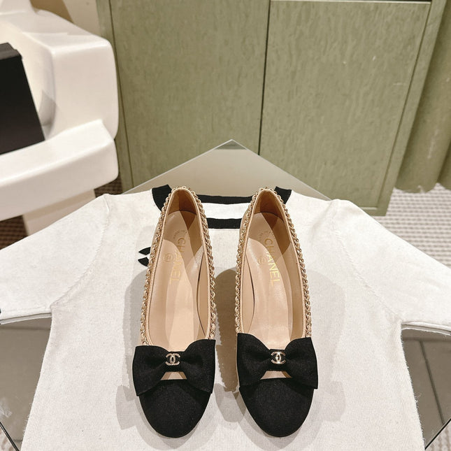 CC HIGH HEELS BEIGE CREAM CALFSKIN AND FABRIC