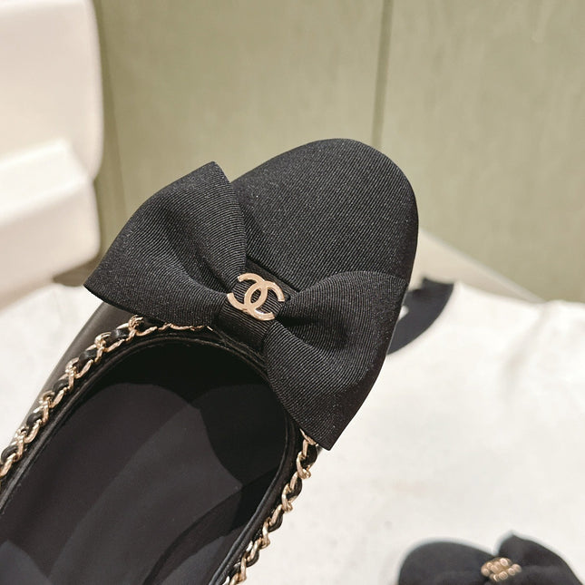 CC HIGH HEELS BLACK CALFSKIN AND FABRIC