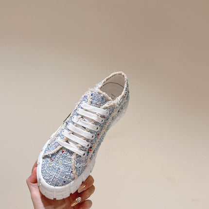 PRA DOUBLE WHEEL RE-NYLON GABARDINE SNEAKERS SKY FABRIC