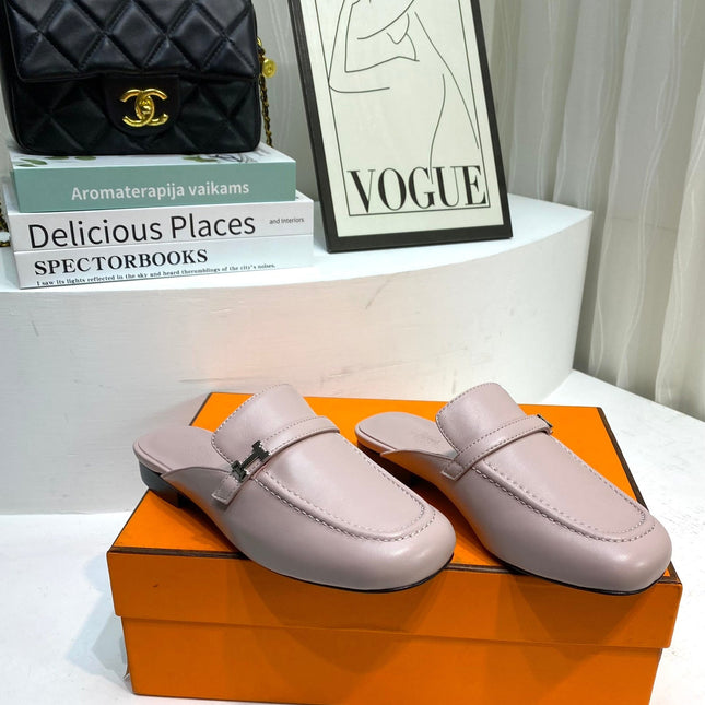 IENA MULE CREPE CALFSKIN