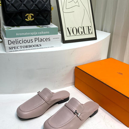 IENA MULE CREPE CALFSKIN