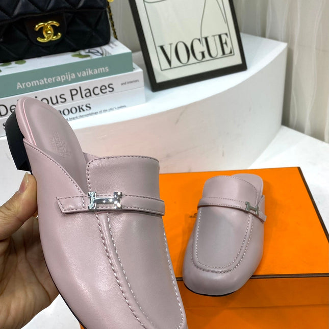 IENA MULE CREPE CALFSKIN