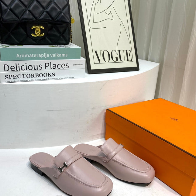IENA MULE CREPE CALFSKIN