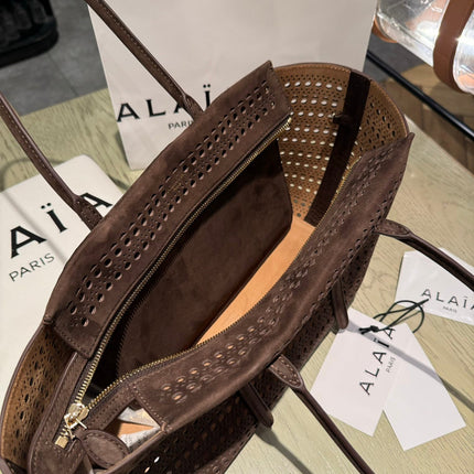 NEO MINA 32 BAG IN CHOCOLATE VIENNE SUEDE