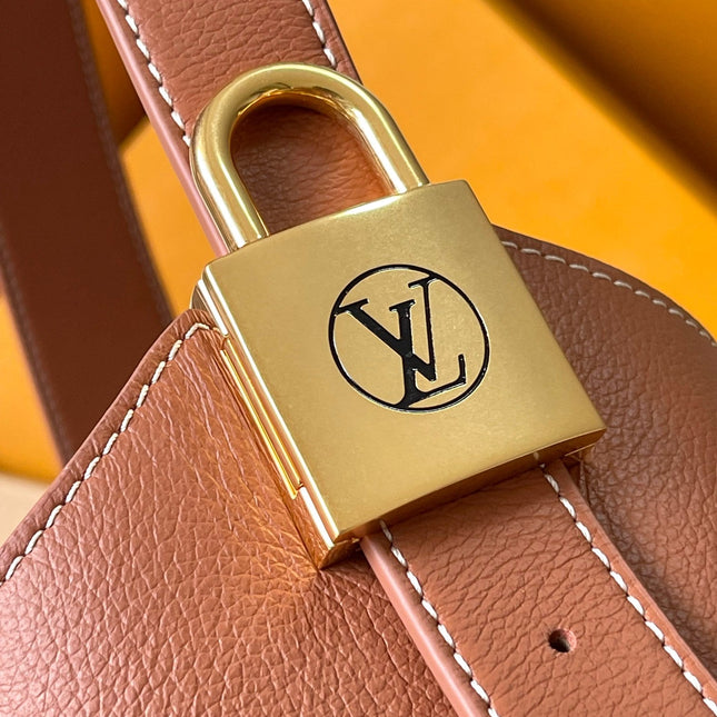 LOW KEY HOBO MM 35 IN COGNAC SMOOTH CALFSKIN