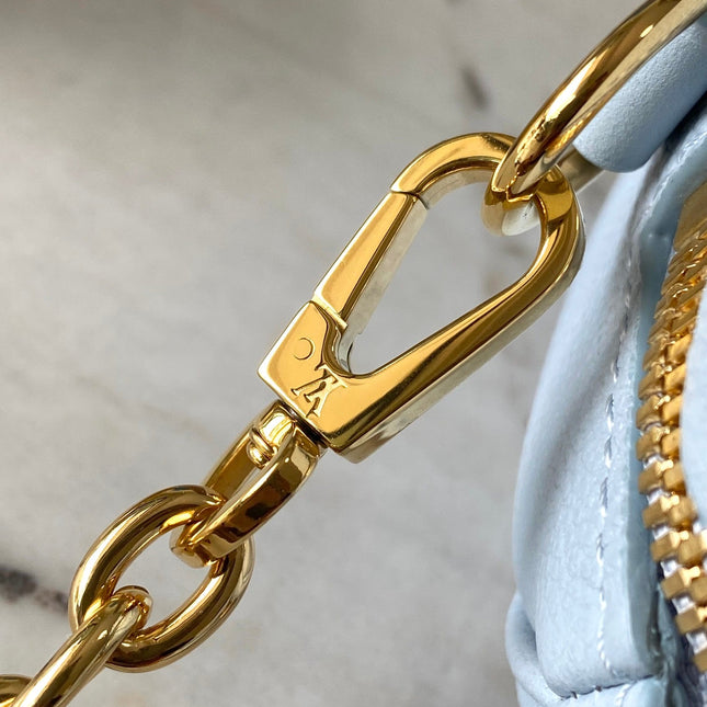 SPEEDY BANDOULIÈRE 20 IN BLUE HOUR MONOGRAM EMPREINTE LEATHER