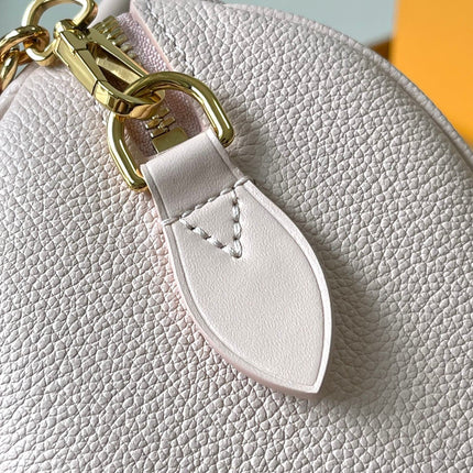 SPEEDY BANDOULIÈRE 20 IN LIGHT PINK MONOGRAM EMPREINTE LEATHER
