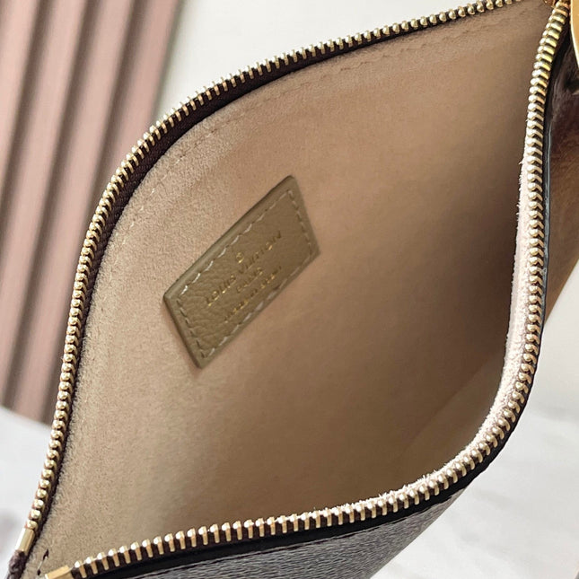 LOW KEY HOBO MM 35 IN CLAY SMOOTH CALFSKIN