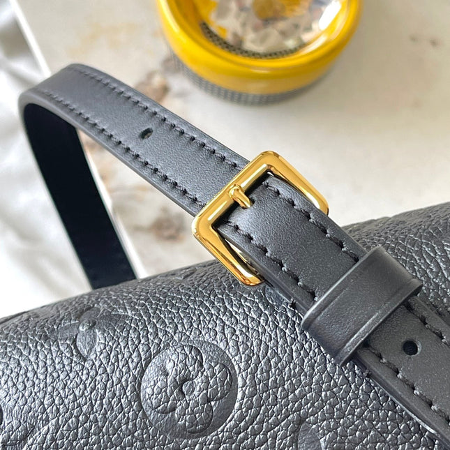 BABYLONE TOTE 31 IN BLACK MONOGRAM EMPREINTE LEATHER