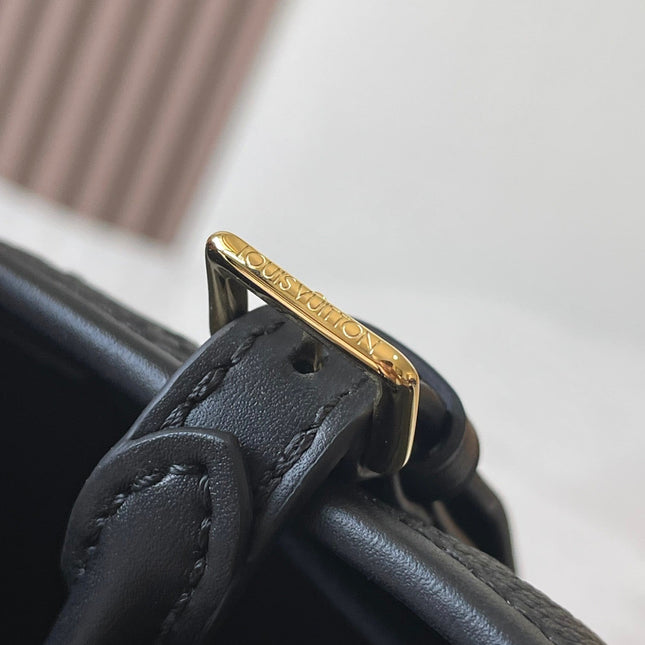 BABYLONE TOTE 31 IN BLACK MONOGRAM EMPREINTE LEATHER