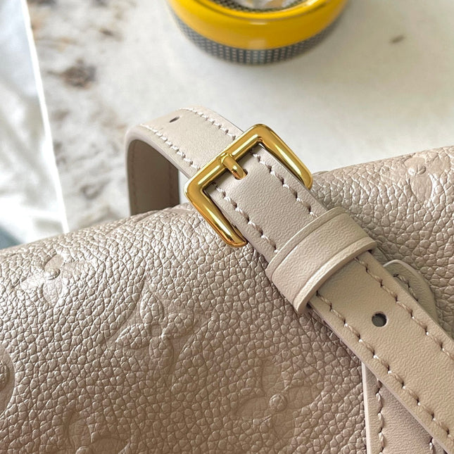 BABYLONE TOTE 31 IN TOURTERELLE MONOGRAM EMPREINTE LEATHER