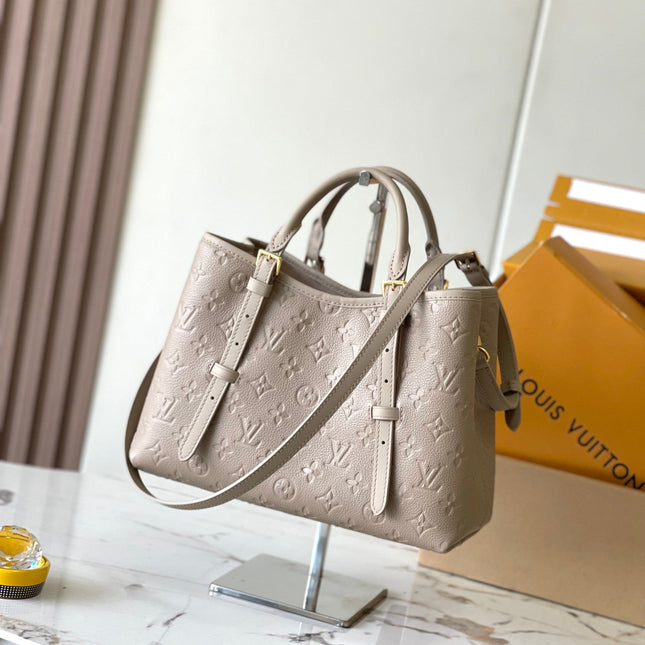 BABYLONE TOTE 31 IN TOURTERELLE MONOGRAM EMPREINTE LEATHER