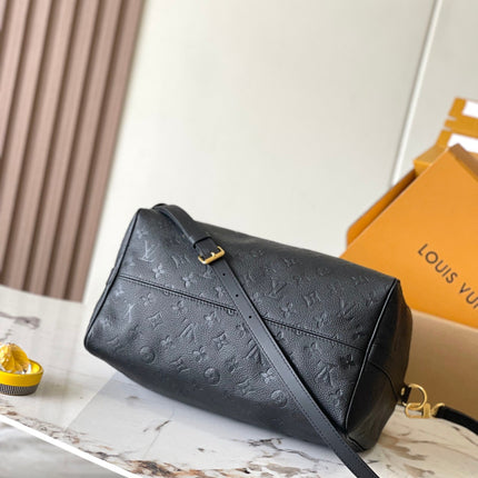 SPEEDY SOFT 30 IN BLACK MONOGRAM EMPREINTE LEATHER