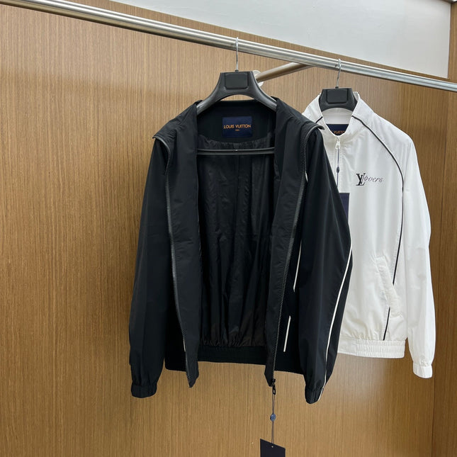 LV WINDBREAKER JACKET BLACK 239063