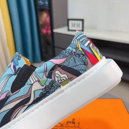 HM LANCE SLIP-ON SNEAKER MULTICOLOR DENIM