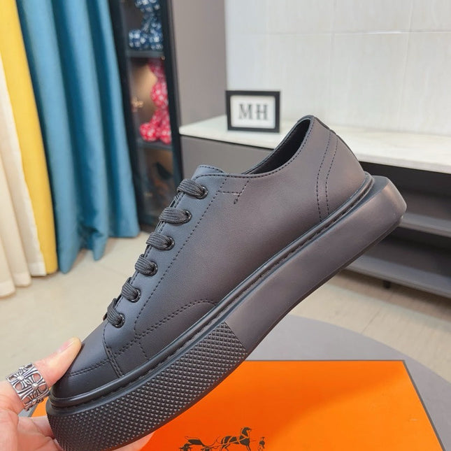 HM IRWIN SNEAKER BLACK CALFSKIN