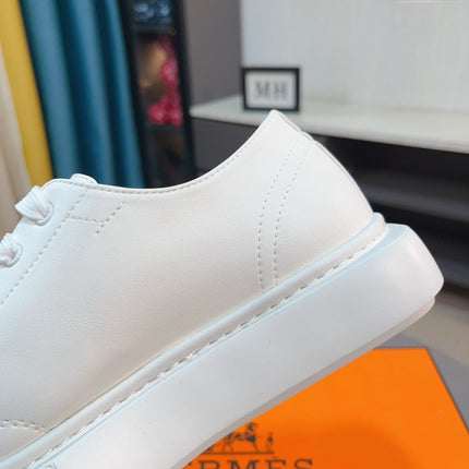 HM IRWIN SNEAKER WHITE CALFSKIN