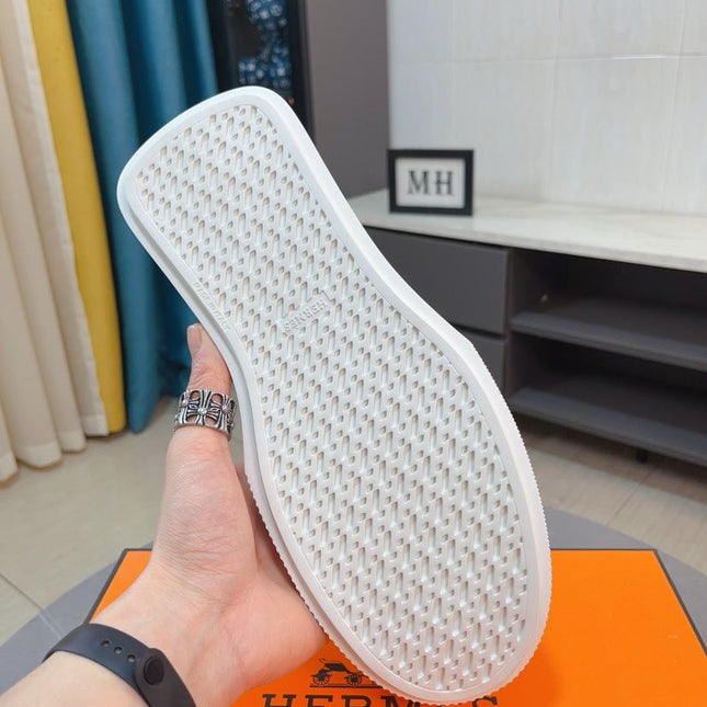 HM IRWIN SNEAKER WHITE CALFSKIN