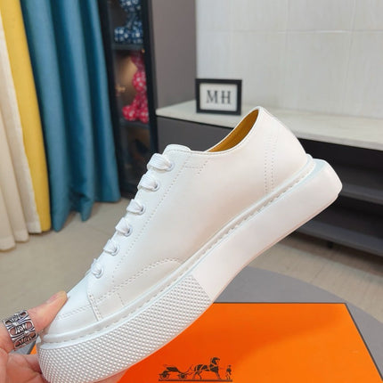HM IRWIN SNEAKER WHITE CALFSKIN