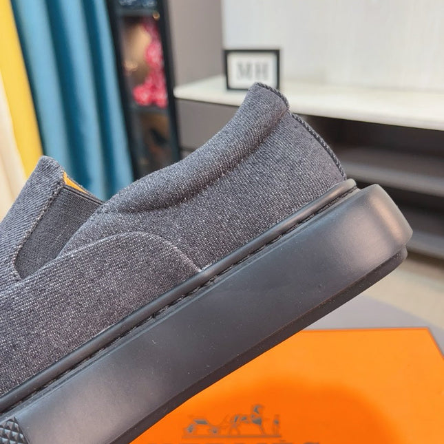 HM LANCE SLIP-ON SNEAKER FOSSIL DENIM