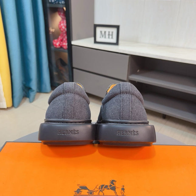 HM LANCE SLIP-ON SNEAKER FOSSIL DENIM