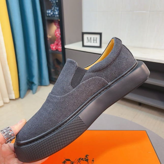 HM LANCE SLIP-ON SNEAKER FOSSIL DENIM