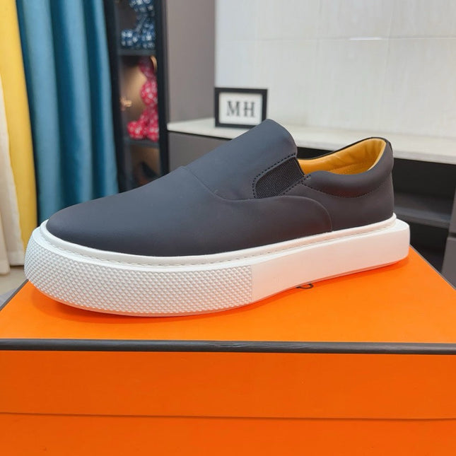 HM LANCE SLIP-ON SNEAKER DENIM COLOR CALFSKIN