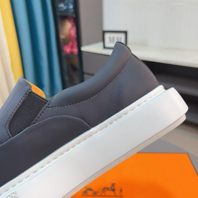 HM LANCE SLIP-ON SNEAKER DENIM COLOR CALFSKIN